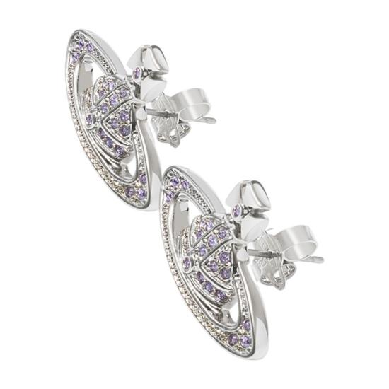 26SS 비비안웨스트우드 이어링 62020033 02P491 P491 purple - VIVIENNE WESTWOOD