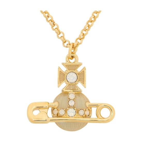 26SS 비비안웨스트우드 목걸이/팬던트 630203BU 02R974 R974 gold - VIVIENNE WESTWOOD