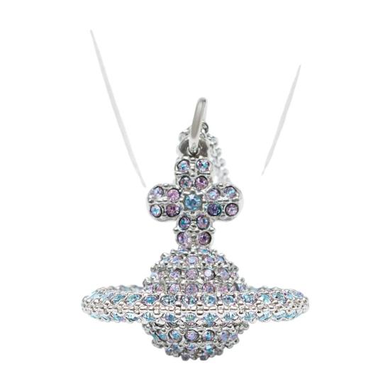 26SS 비비안웨스트우드 목걸이/팬던트 63020091 02P441 P441 silver - VIVIENNE WESTWOOD