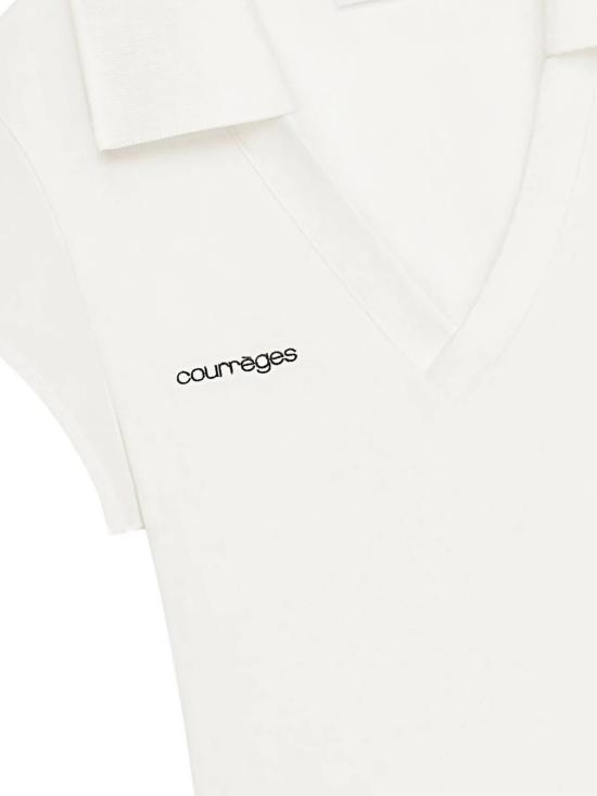 26SS 쿠레쥬 반팔 티셔츠 126JPO057JS0195 B166 HERITAGE WHITE - COURREGES