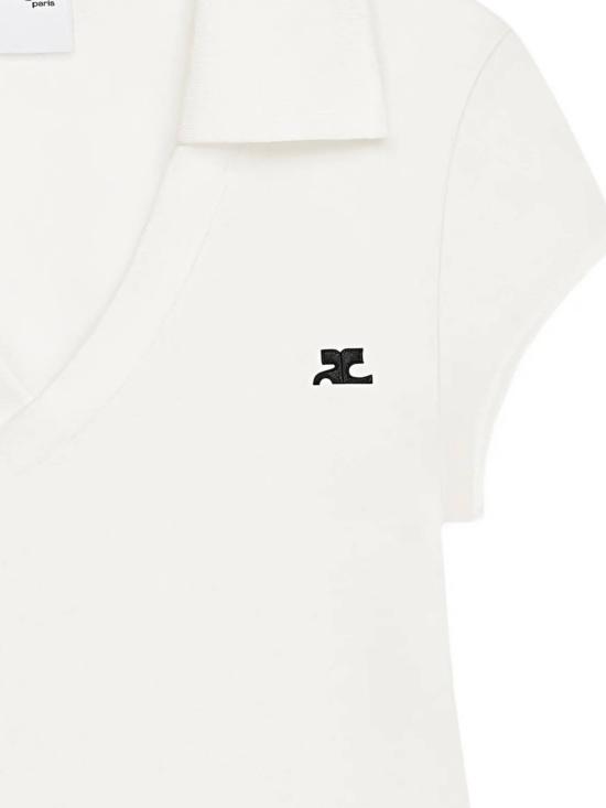 26SS 쿠레쥬 반팔 티셔츠 126JPO057JS0195 B166 HERITAGE WHITE - COURREGES