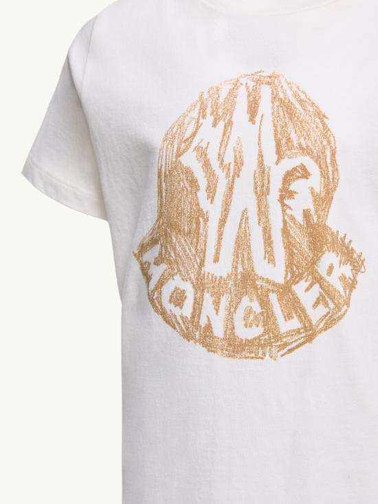 26SS [키즈] 몽클레어 티셔츠 L19548C0001589AFV 034 White - MONCLER