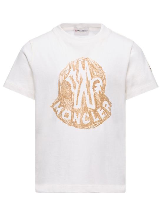 26SS [키즈] 몽클레어 티셔츠 L19548C0001589AFV 034 White