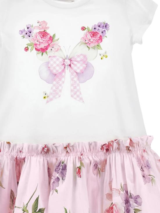 26SS [키즈] 모나리자 원피스 11G922NP7621 0090 White - MONNALISA