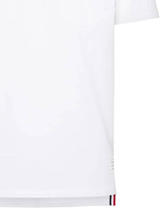 26SS 톰브라운 삼선 포켓 MJS010A 01454100 White - THOM BROWNE