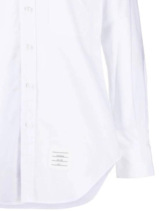 26SS 톰브라운 옥스포드 클래식 그로그랭 플래킷 셔츠 MWL010E F0313100 - THOM BROWNE