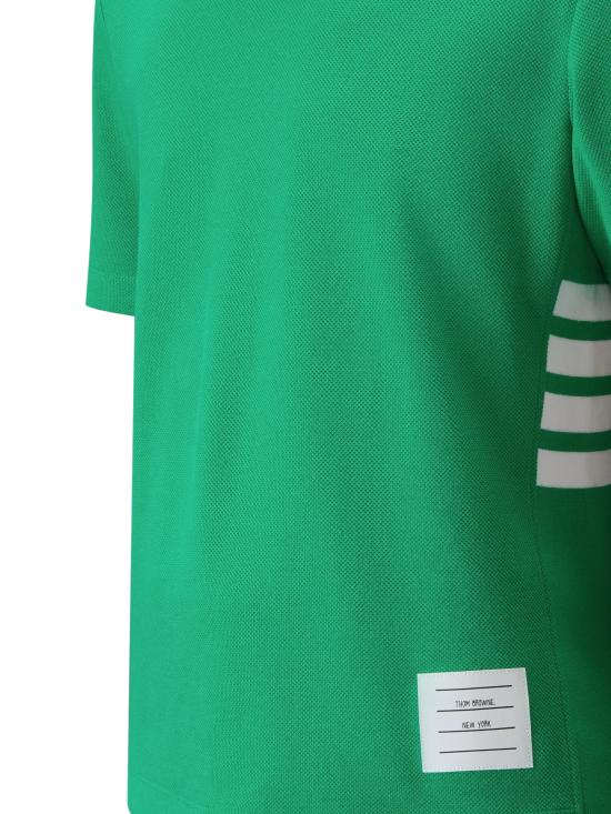 26SS 톰브라운 클래식 피케 4바 티셔츠 FJS207A 00050330 LT GREEN - THOM BROWNE