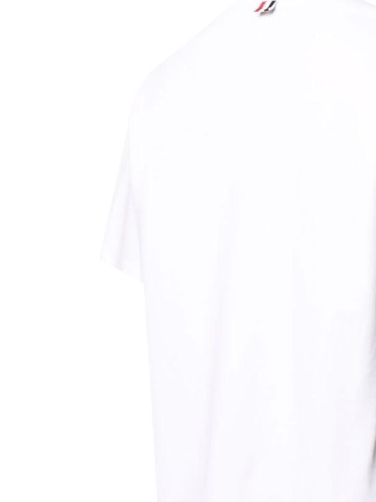 26SS 톰브라운 반팔 티셔츠 MJS183A 07323100 White - THOM BROWNE