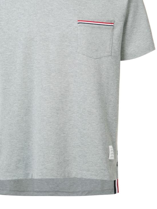 26SS 톰브라운 반팔 티셔츠 MJS010A 01454055 Lt grey - THOM BROWNE