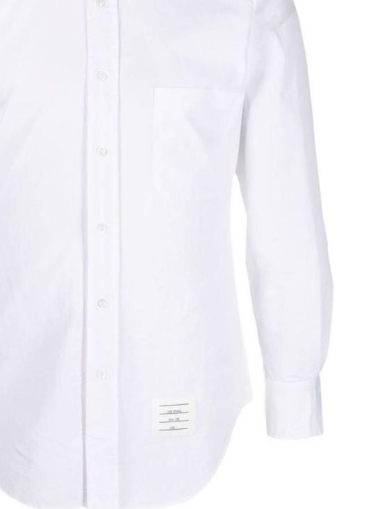 26SS 톰브라운 그로그랭 플래킷 솔리드 포플린 셔츠 MWL010E 03113100 - THOM BROWNE