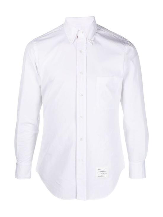 26SS 톰브라운 그로그랭 플래킷 솔리드 포플린 셔츠 MWL010E 03113100