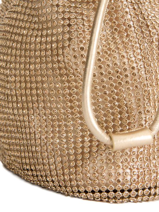 26SS 안야힌드마치 아이즈 크리스탈 드로스트링 파우치 205030 GOLD - ANYA HINDMARCH