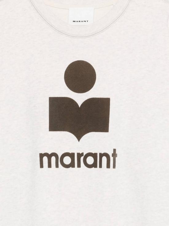 26SS 이자벨마랑 미코이 로고 스웨트 셔츠 SW0029HA B1M18HECGY ECRU GREY - ISABEL MARANT