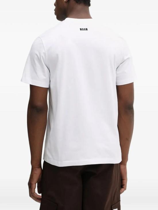 26SS 엠에스지엠 반팔 티셔츠 4040MM117D 267002 01 OPTICAL WHITE - MSGM