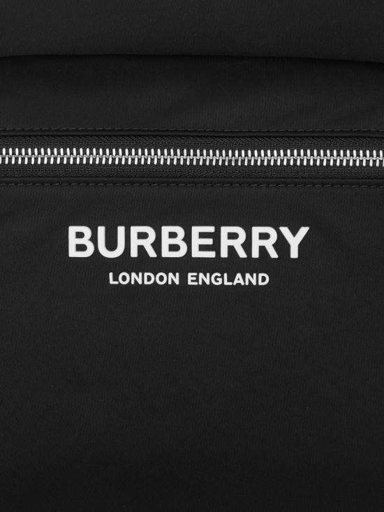 26SS 버버리 로고 프린트 나일론 백팩 8063495 X Black - BURBERRY