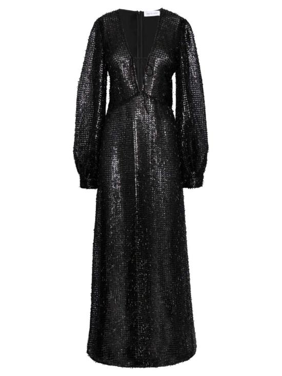 26SS 라쿠엘 디니즈 롱 원피스 5L03147 999 BLACK