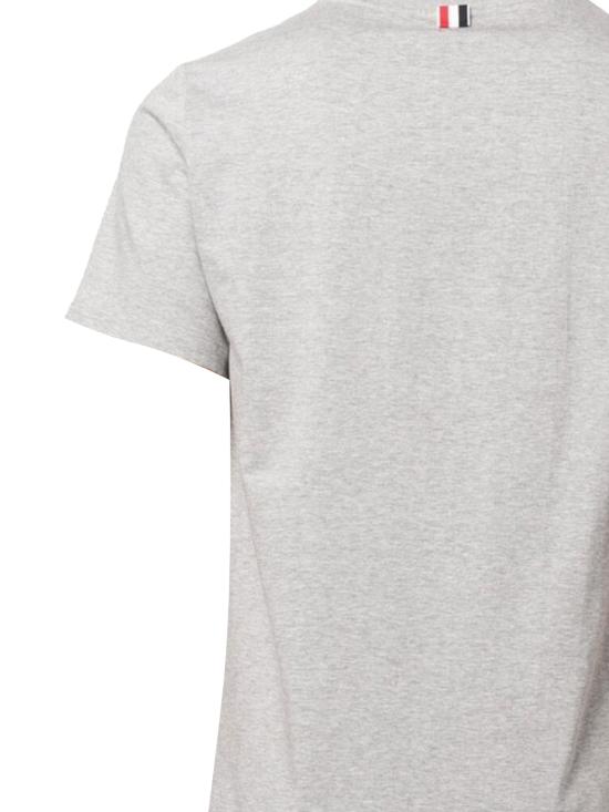 26SS 톰브라운 반팔 티셔츠 MJS067A 00042055 Lt grey - THOM BROWNE