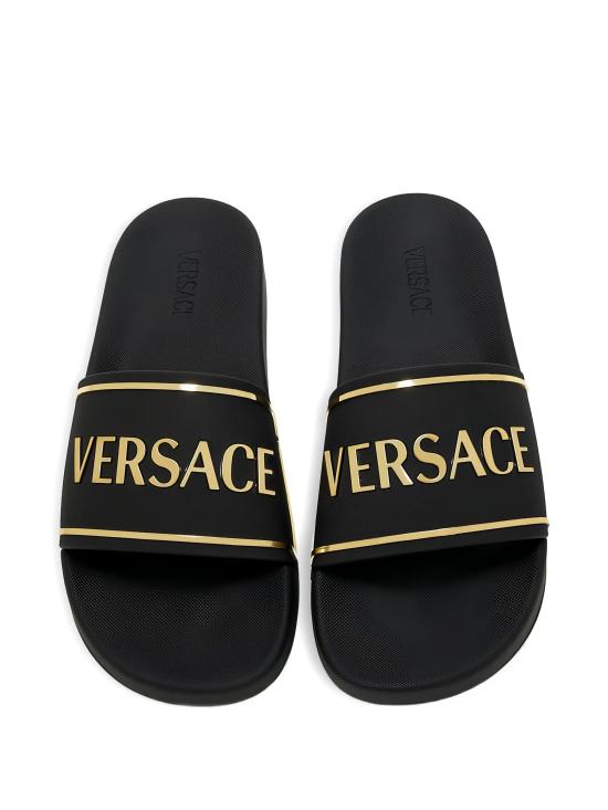 26SS 베르사체 샌들 1018496 1A170132B130 BLACK GOLD - VERSACE