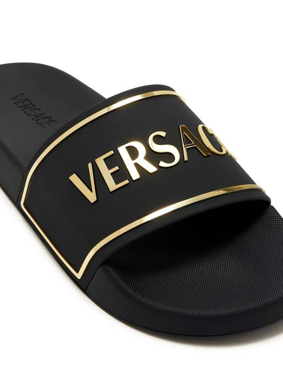 26SS 베르사체 샌들 1018496 1A170132B130 BLACK GOLD - VERSACE