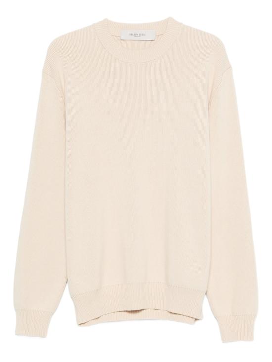 26SS 골든구스 Golden 레터링 밀리터리 크루넥 스웨터 GMP00841 P00197255550 Travertine