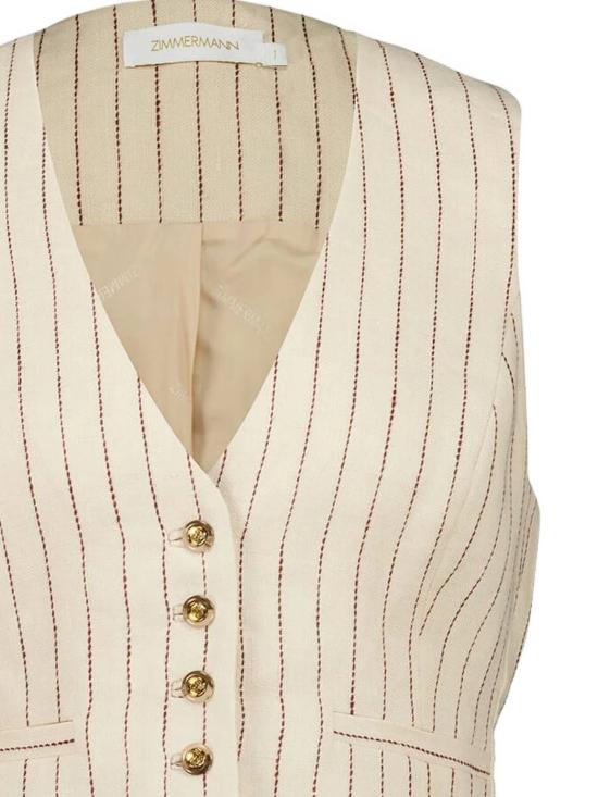 26SS 짐머만 베스트 2401JC261 CREAM STRIPE - ZIMMERMANN