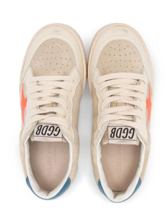 26SS [키즈] 골든구스 스니커즈 GJF00439 F00805015863 BEIGE RED BLUE - GOLDEN GOOSE