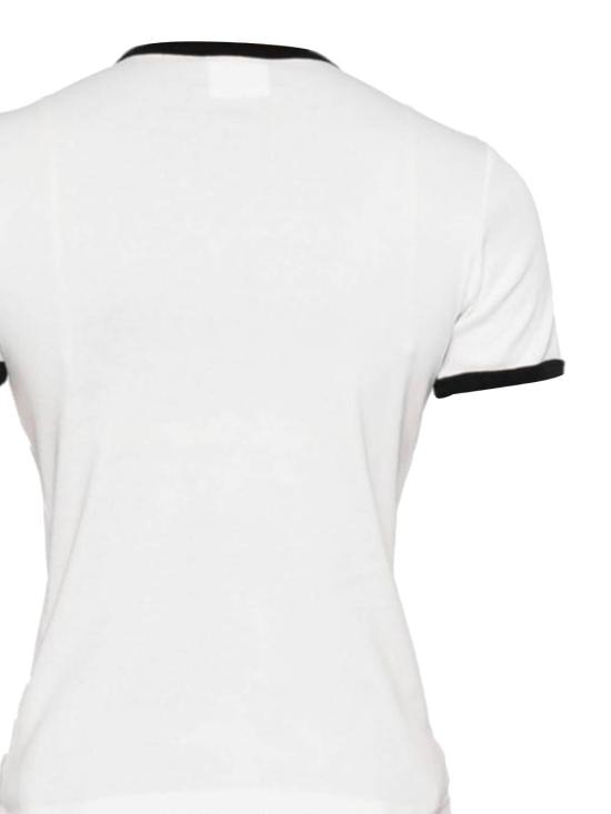 26SS 쿠레쥬 반팔 티셔츠 VESJTS017JS0070 0098 HERITAGE WHITE BLACK - COURREGES