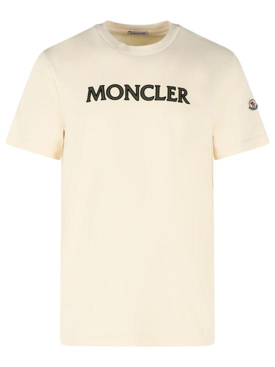 26SS 몽클레어 폴로 티셔츠 091 8C000 75 89B8U060 Ivory