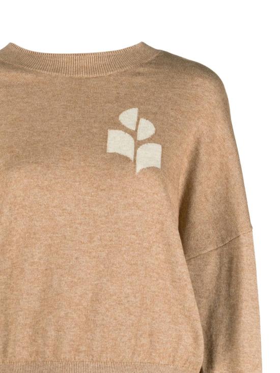 26SS 이자벨마랑에뚜왈 마리산스 코튼 스웨터 PU0053FA A1X05E50CM Brown - ISABEL MARANT ETOILE