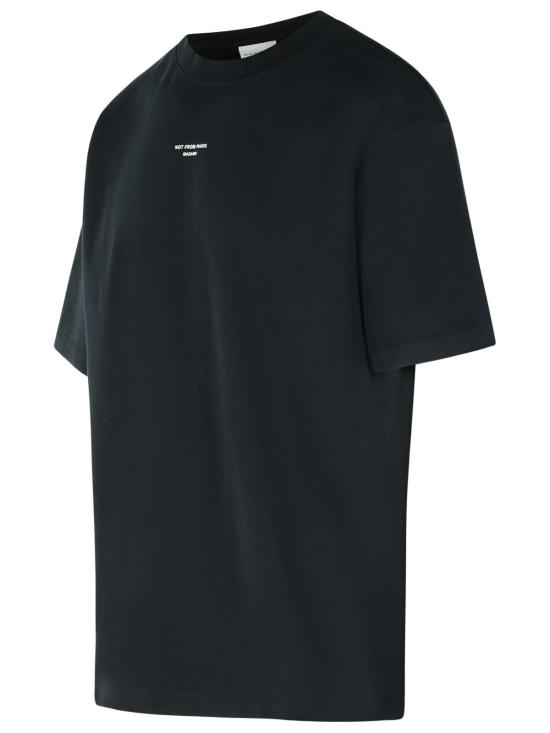 26SS 드롤드무슈 폴로 티셔츠 PERM TS202 CO002BL Black - DROLE DE MONSIEUR