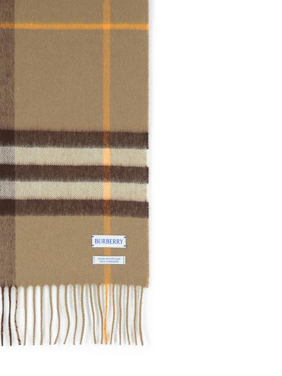 26SS 버버리 체크 캐시미어 스카프 8112647C3264 Brown - BURBERRY
