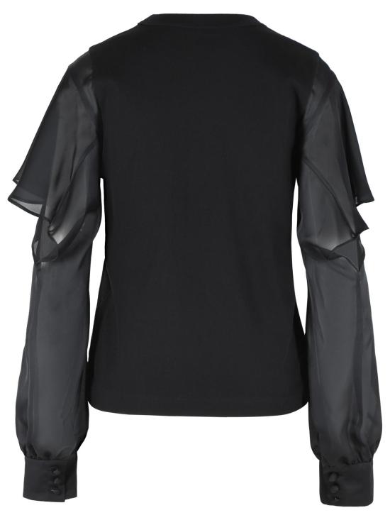 26SS 사카이 긴팔 티셔츠 26 08403001 Black - SACAI