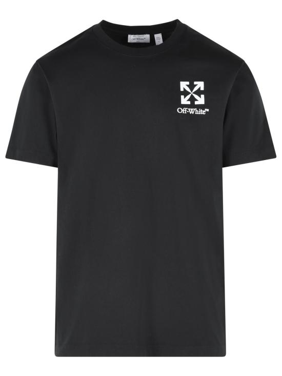 26SS 오프화이트 폴로 티셔츠 44MAA027S26J00B001 Black