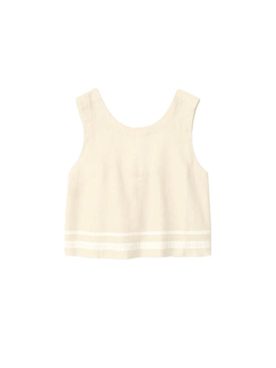 26SS 시레나 민소매 티셔츠 X5MRL049WNLN White