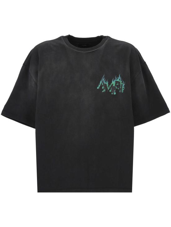26SS 아미리 반팔 티셔츠 AMTOJR1115 001 Black