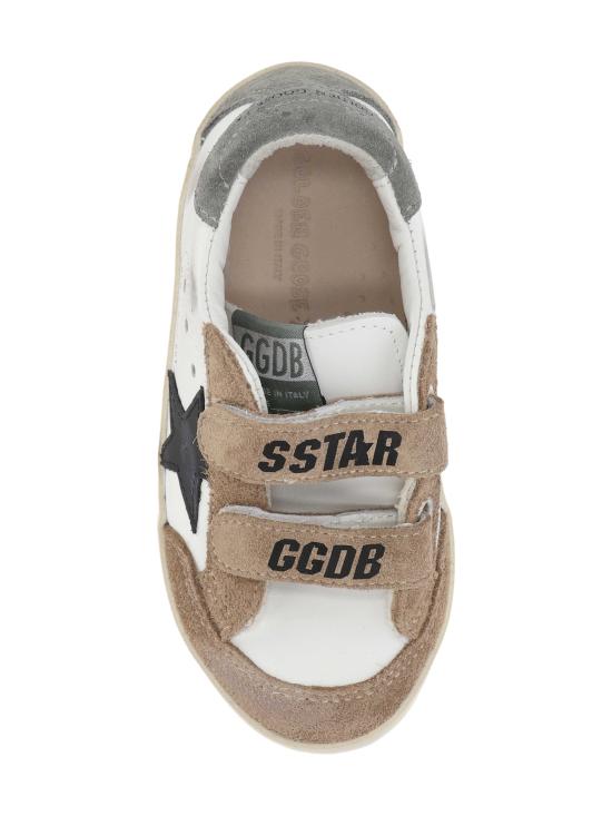 26SS [키즈] 골든구스 스니커즈 GJF00924 F00803583245 WHITE BROWN BLACK GREEN - GOLDEN GOOSE