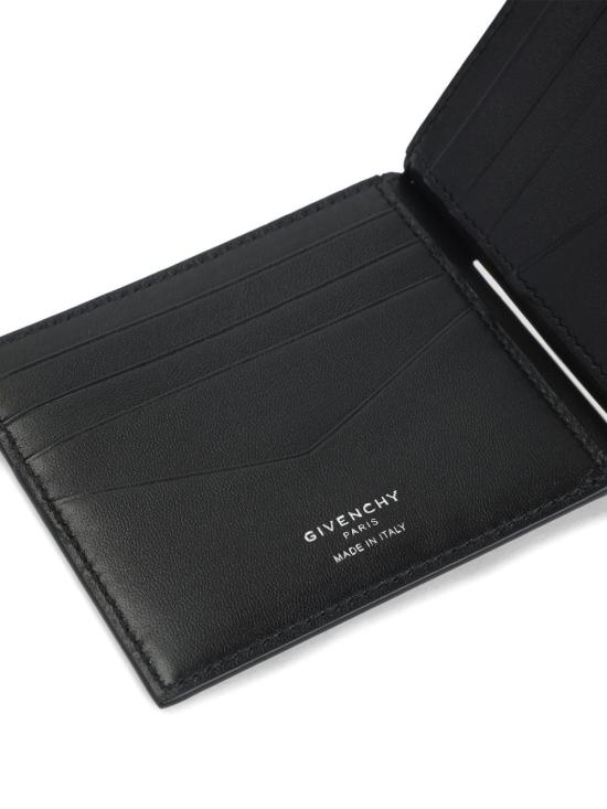 26SS 지방시 그레인 레더 머니클립 반지갑 BK60F1 K213001 Black - GIVENCHY