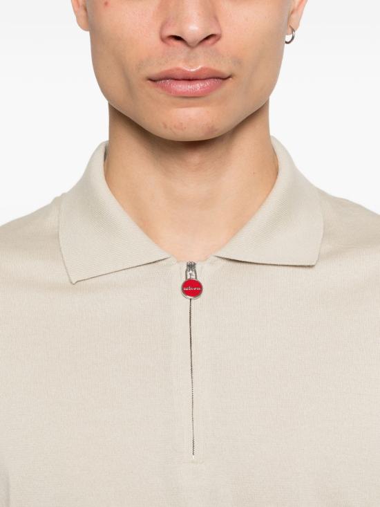 26SS 키톤 폴로 티셔츠 UMKX33ZK353 004 Ivory - KITON