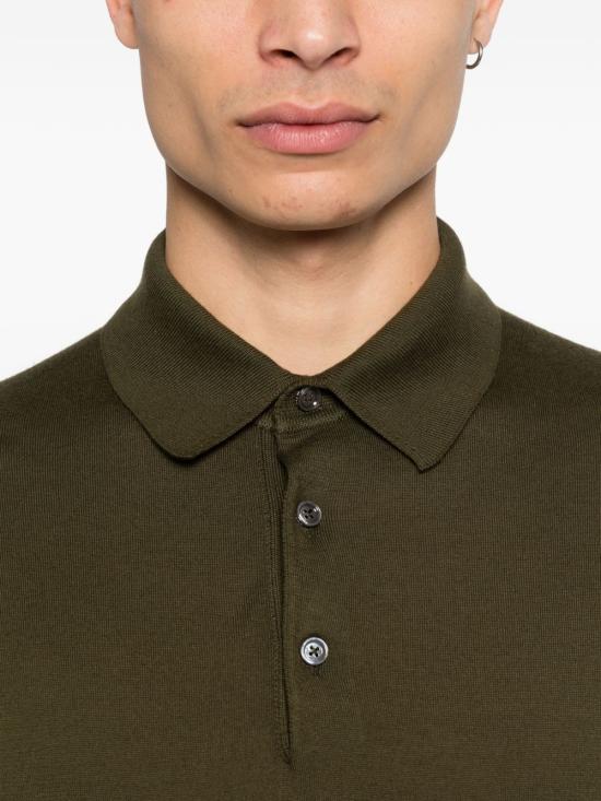 26SS 키톤 폴로 티셔츠 UMKXX33K319 006 Military - KITON