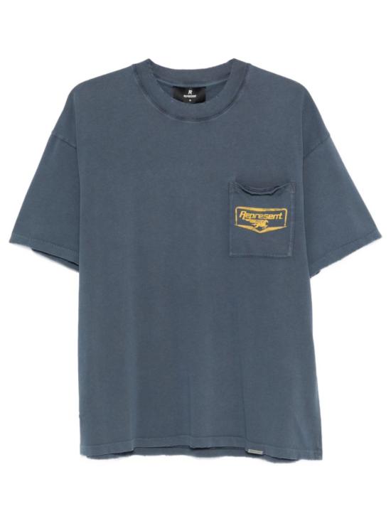 26SS 리프레젠트 반팔 티셔츠 MLM100596 Blue