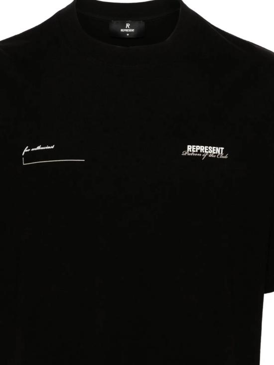 26SS 리프레젠트 반팔 티셔츠 MLM4274 001 Black - REPRESENT