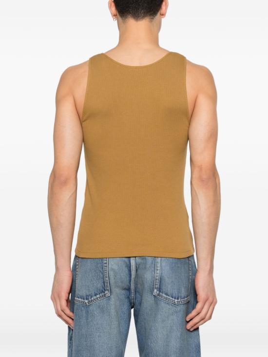 26SS 생로랑 긴팔 티셔츠 818532Y37EC 2590 Miel fonce - SAINT LAURENT