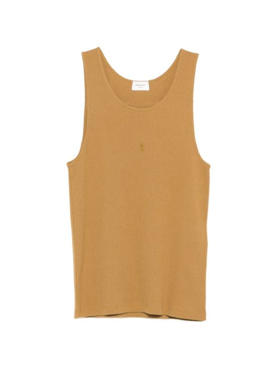 26SS 생로랑 긴팔 티셔츠 818532Y37EC 2590 Miel fonce