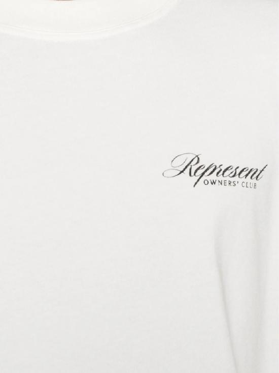 26SS 리프레젠트 반팔 티셔츠 OCM41201 072 FLAT WHITE - REPRESENT