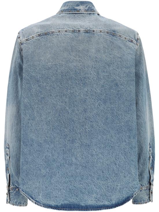 26SS 베르사체 데님 셔츠 1022747 1A168041D190 Blue - VERSACE