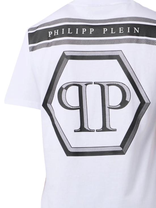 26SS 필립 플레인 반팔 티셔츠 MTK8886 PJY002N01 White - PHILIPP PLEIN