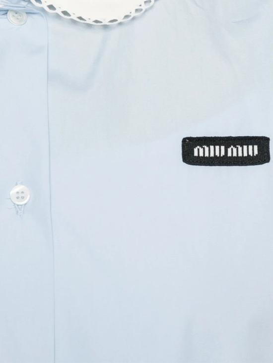 26SS 미우미우 셔츠 MK2020S OOO 10IVF0013 Clear Blue - MIU MIU