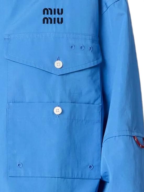 26SS 미우미우 셔츠 MK2025S OOO 10RGF0237 Pervinca - MIU MIU