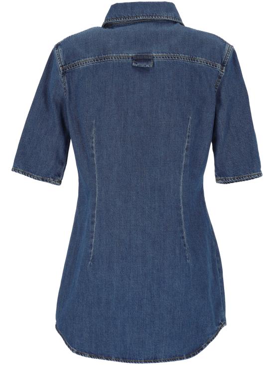 26SS 뮈글러 셔츠 26P6TO08612032 6142 BLUE RINSE - MUGLER