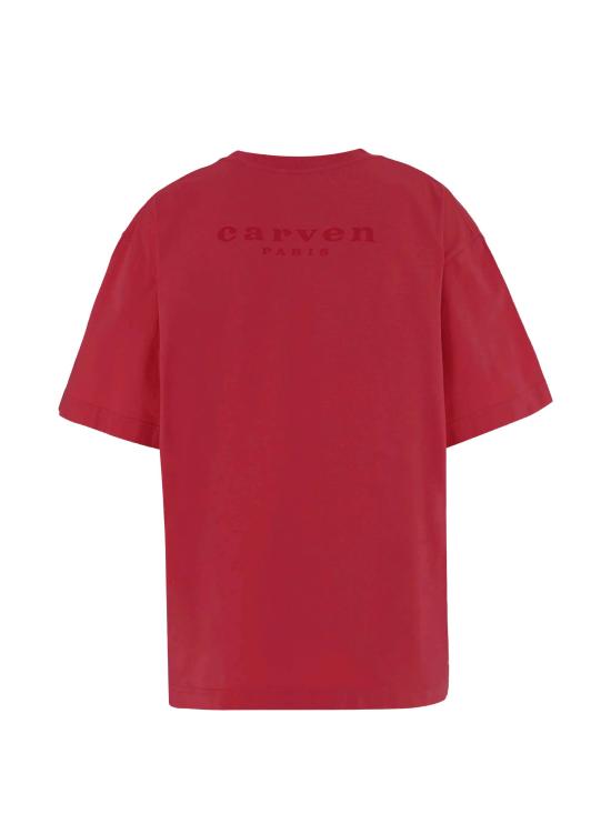 26SS 까르벵 반팔 티셔츠 6261K21081 N206 English rose - CARVEN